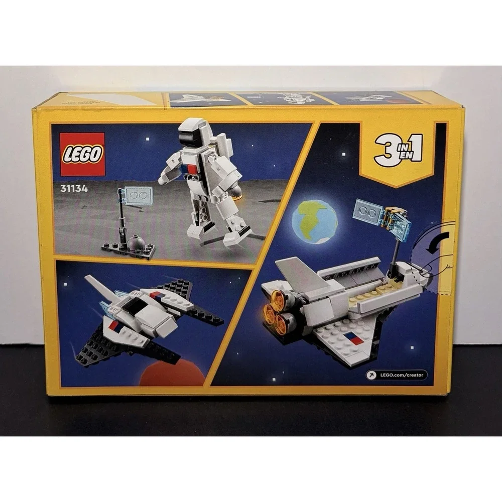 LEGO 31134 Creator 3 in 1 Space Shuttle Toys Building Set Sealed